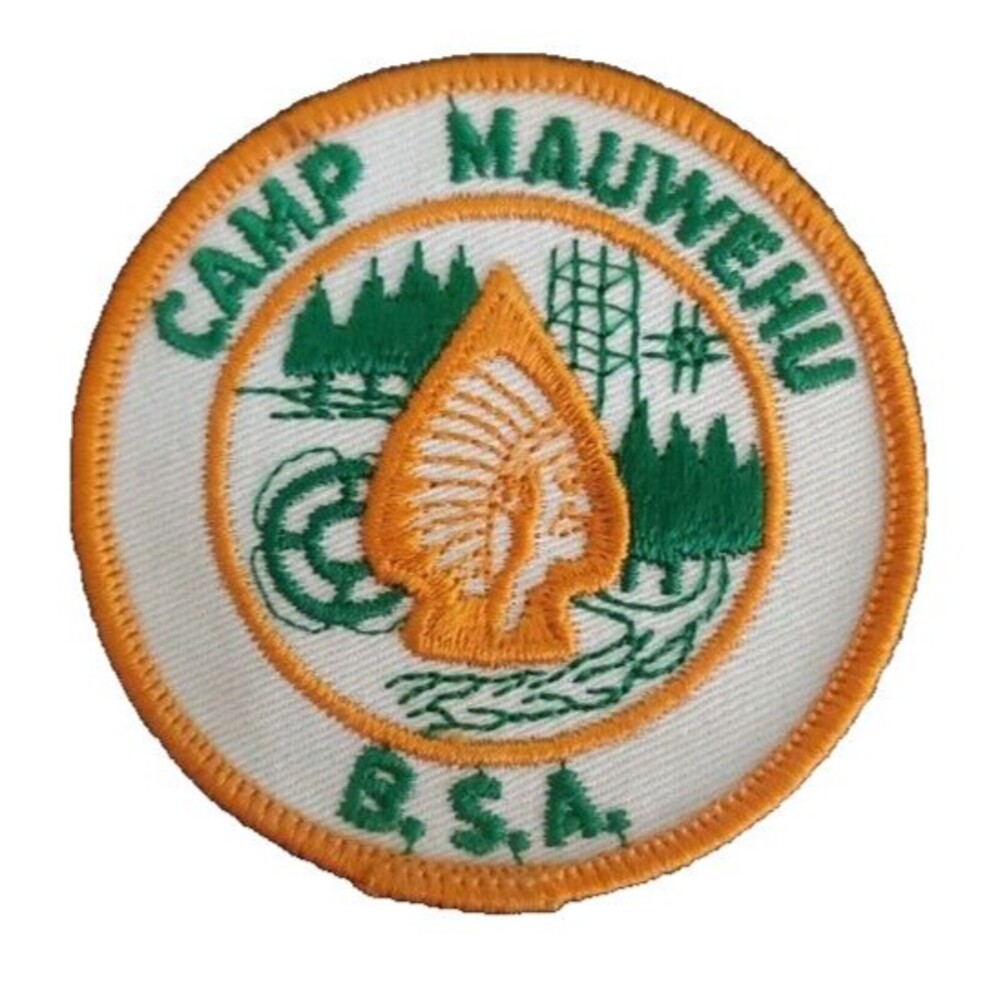 Boy Scouts Of America BSA Camp Mauwehu 3 Inch Round Multicolor Patch